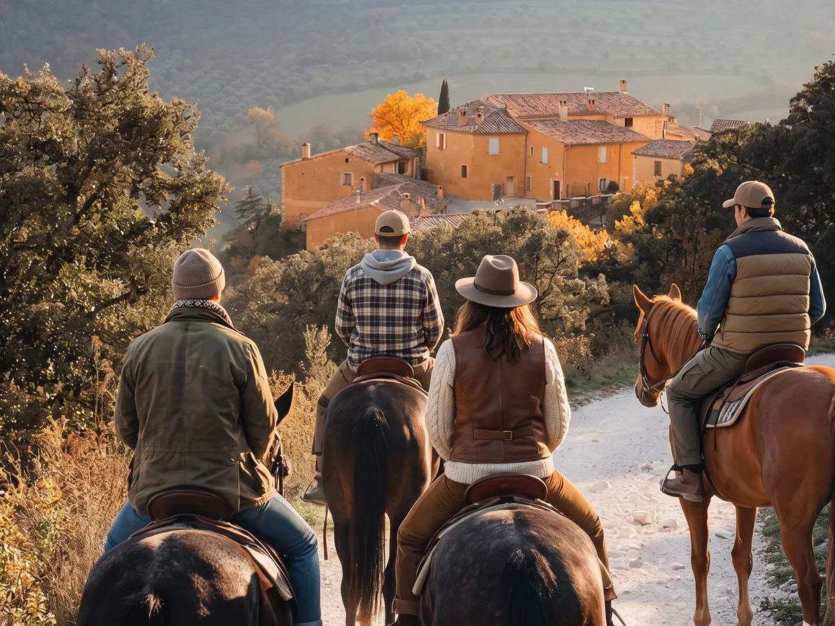 Balade à cheval dans la Drôme, autour de Chanos-Curson